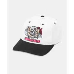 Volcom Good And Evil Hat Off White
